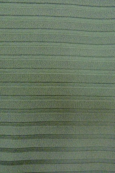 Photo7: O1002S Vintage Japanese kimono Light Grayish Green IROMUJI plain colored for women / Silk., There are some patterns on the lining. (Grade C) (7)
