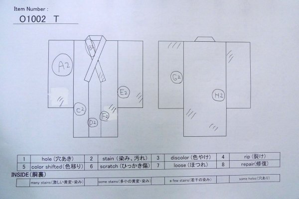 Photo13: O1002T Vintage Japanese kimono Shiny Light Yellowish Green IROMUJI plain colored for women / Silk. (Grade C) (13)