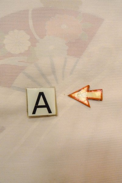 Photo15: O1002V Vintage Japanese kimono Light Grayish Pink TSUKESAGE formal for women / Silk. Chrysanthemum (Grade C) (15)