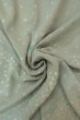 Photo11: O1002W Vintage Japanese kimono Light Grayish Light Blue TSUKESAGE formal for women / Silk. Leaf (Grade D) (11)