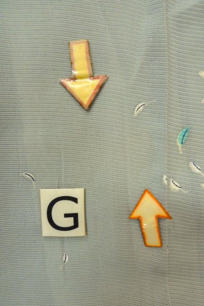 Photo20: O1002W Vintage Japanese kimono Light Grayish Light Blue TSUKESAGE formal for women / Silk. Leaf (Grade D) (20)