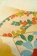 Photo13: O1002Z Vintage Japanese kimono Pale Ivory HOUMONGI formal for women / Silk. Flower (Grade C) (13)