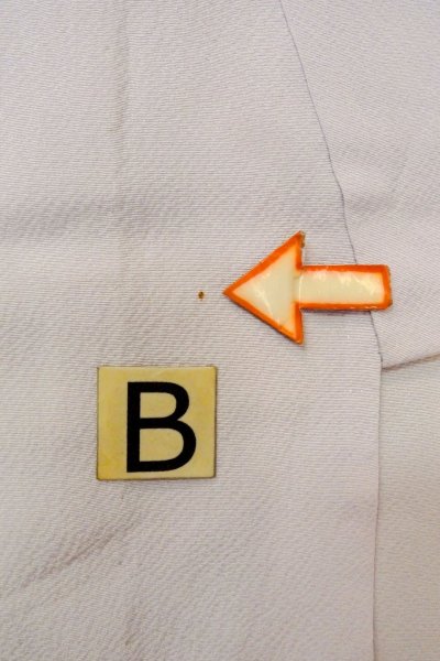 Photo18: O1003B Vintage Japanese kimono Pale Pink HOUMONGI formal for women / Silk. SAKURA cherry blossom (Grade C) (18)