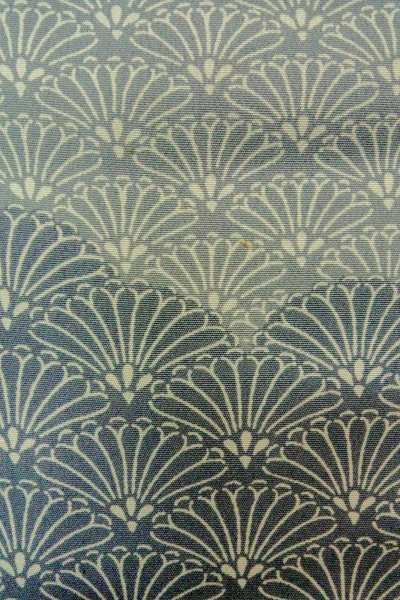 Photo7: O1003D Vintage Japanese kimono Pale Grayish Light Blue HOUMONGI formal for women / Silk. Chrysanthemum (Grade C) (7)