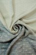 Photo12: O1003D Vintage Japanese kimono Pale Grayish Light Blue HOUMONGI formal for women / Silk. Chrysanthemum (Grade C) (12)