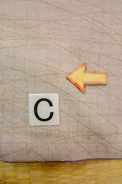 Photo17: O1003E Vintage Japanese kimono Pale Grayish Wisteria HOUMONGI formal for women / Silk. Flower (Grade C) (17)