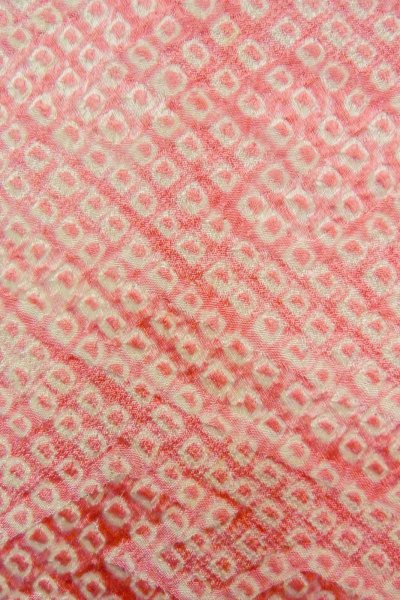 Photo11: O1003F Vintage Japanese kimono Shiny White FURISODE long-sleeved for women / Silk. Chrysanthemum (Grade C) (11)