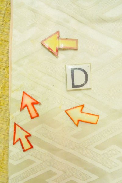 Photo24: O1003F Vintage Japanese kimono Shiny White FURISODE long-sleeved for women / Silk. Chrysanthemum (Grade C) (24)