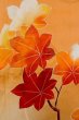 Photo16: O1105B Antique Japanese kimono Pale Orange FURISODE long-sleeved for women / Silk. Peony (Grade C) (16)