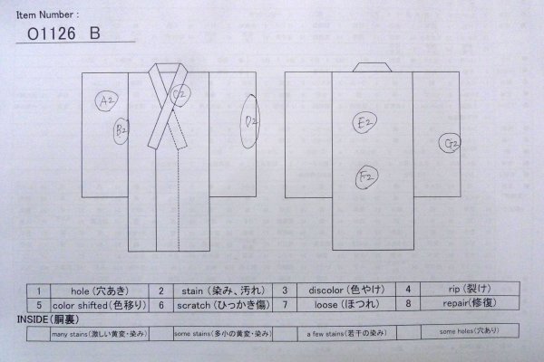 Photo21: O1126B Used Japanese kimono White FURISODE long-sleeved for women / Silk. Rose (Grade B) (21)