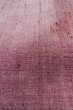 Photo9: O1126C Used Japanese kimono Grayish Red TSUMUGI pongee for women / Silk. (Grade B) (9)