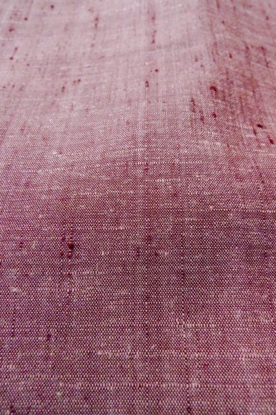 Photo9: O1126C Used Japanese kimono Grayish Red TSUMUGI pongee for women / Silk. (Grade B) (9)