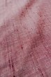 Photo10: O1126C Used Japanese kimono Grayish Red TSUMUGI pongee for women / Silk. (Grade B) (10)