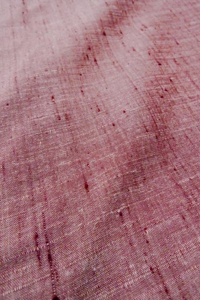 Photo10: O1126C Used Japanese kimono Grayish Red TSUMUGI pongee for women / Silk. (Grade B) (10)