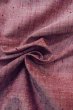 Photo12: O1126C Used Japanese kimono Grayish Red TSUMUGI pongee for women / Silk. (Grade B) (12)