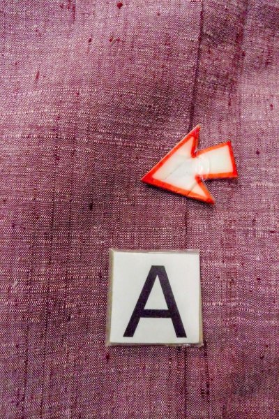 Photo14: O1126C Used Japanese kimono Grayish Red TSUMUGI pongee for women / Silk. (Grade B) (14)