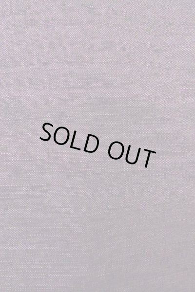 Photo6: Mint O1126E Vintage Japanese kimono Dark Purple TSUMUGI pongee for women / Silk. (Grade A) (6)