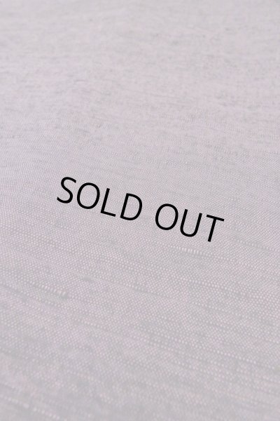 Photo8: Mint O1126E Vintage Japanese kimono Dark Purple TSUMUGI pongee for women / Silk. (Grade A) (8)