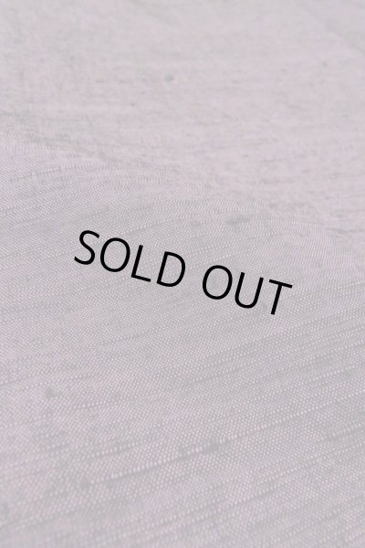 Photo10: Mint O1126E Vintage Japanese kimono Dark Purple TSUMUGI pongee for women / Silk. (Grade A) (10)