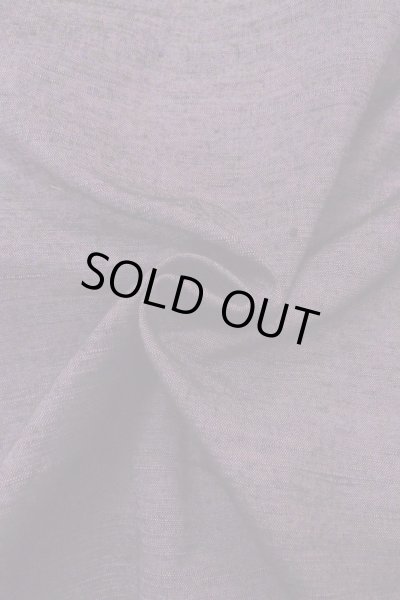 Photo11: Mint O1126E Vintage Japanese kimono Dark Purple TSUMUGI pongee for women / Silk. (Grade A) (11)