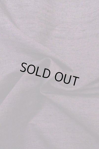 Photo12: Mint O1126E Vintage Japanese kimono Dark Purple TSUMUGI pongee for women / Silk. (Grade A) (12)