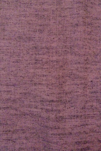 Photo4: O1126G Vintage Japanese kimono Grayish Wisteria TSUMUGI pongee for women / Silk. (Grade B) (4)