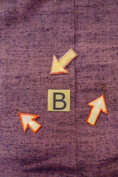 Photo15: O1126G Vintage Japanese kimono Grayish Wisteria TSUMUGI pongee for women / Silk. (Grade B) (15)