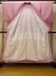 Photo2: O1126L Vintage Japanese kimono Pink IROMUJI plain colored for women / Silk. (Grade B) (2)