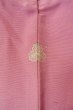 Photo3: O1126L Vintage Japanese kimono Pink IROMUJI plain colored for women / Silk. (Grade B) (3)