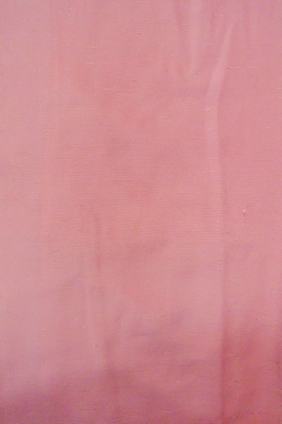 Photo5: O1126L Vintage Japanese kimono Pink IROMUJI plain colored for women / Silk. (Grade B) (5)