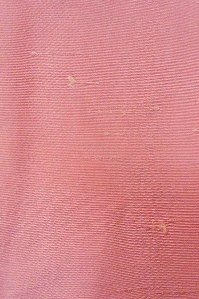 Photo8: O1126L Vintage Japanese kimono Pink IROMUJI plain colored for women / Silk. (Grade B) (8)