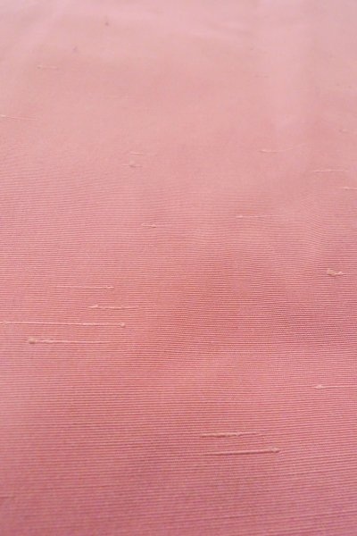 Photo10: O1126L Vintage Japanese kimono Pink IROMUJI plain colored for women / Silk. (Grade B) (10)