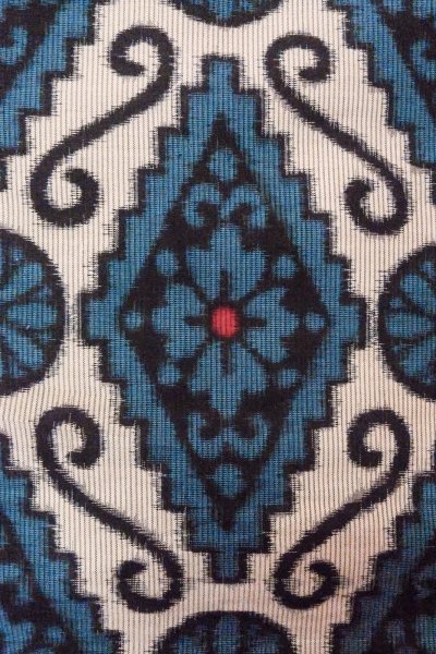 Photo5: O1126N Vintage Japanese kimono Dark Green ORI woven for women / Silk. Flower (Grade B) (5)