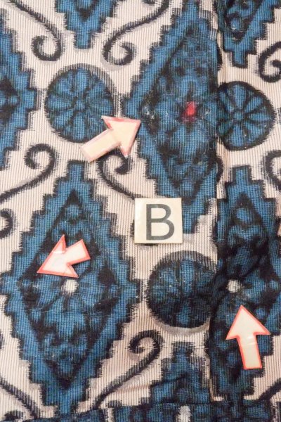 Photo15: O1126N Vintage Japanese kimono Dark Green ORI woven for women / Silk. Flower (Grade B) (15)