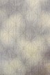 Photo3: O1126P Vintage Japanese kimono Light Gray TOKAMACHI-TSUMUGI for women / Silk. Dot (Grade C) (3)