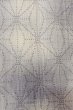 Photo5: O1126P Vintage Japanese kimono Light Gray TOKAMACHI-TSUMUGI for women / Silk. Dot (Grade C) (5)