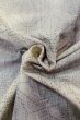 Photo11: O1126P Vintage Japanese kimono Light Gray TOKAMACHI-TSUMUGI for women / Silk. Dot (Grade C) (11)