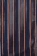 Photo4: O1126Q Antique Japanese kimono Indigo Blue ORI woven for women / Silk. Stripes (Grade D) (4)