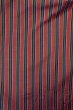 Photo3: O1126R Vintage Japanese kimono Dark Red TSUMUGI pongee for women / Silk. Stripes (Grade B) (3)
