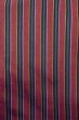 Photo5: O1126R Vintage Japanese kimono Dark Red TSUMUGI pongee for women / Silk. Stripes (Grade B) (5)