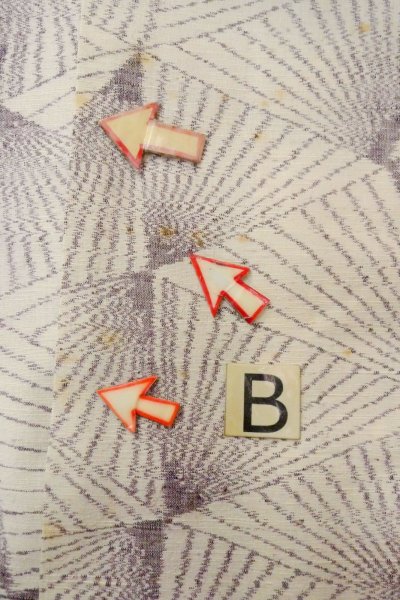 Photo15: O1126S Vintage Japanese kimono Ivory TSUMUGI pongee for women / Silk. Line (Grade C) (15)