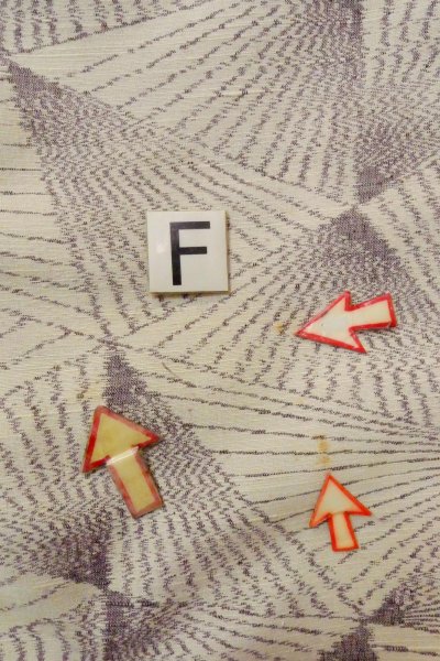 Photo19: O1126S Vintage Japanese kimono Ivory TSUMUGI pongee for women / Silk. Line (Grade C) (19)