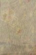 Photo3: O1126V Vintage Japanese kimono Beige TSUMUGI pongee for women / Silk. Tortoise-shell pattern(Hexagonal pattern) (Grade B) (3)