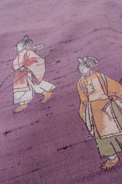 Photo11: O1126Z Used Japanese kimono Wisteria TSUKESAGE formal for women / Silk. People (Grade C) (11)