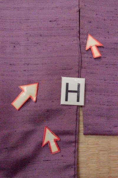 Photo24: O1126Z Used Japanese kimono Wisteria TSUKESAGE formal for women / Silk. People (Grade C) (24)