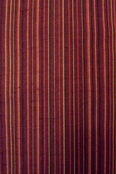 Photo6: Mint O1127A Vintage Japanese kimono Brown TSUMUGI pongee for women / Silk. Stripes (Grade A) (6)