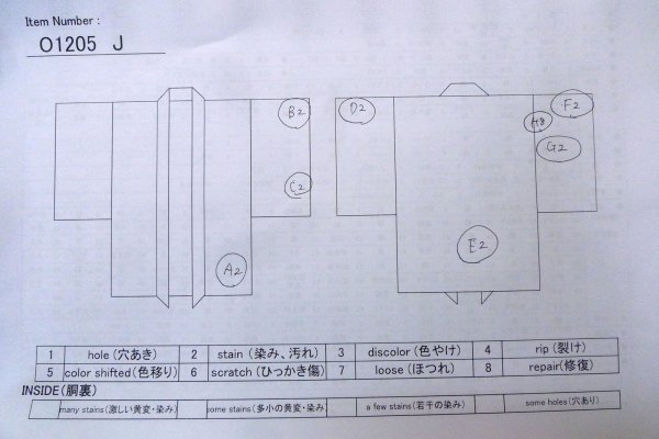 Photo15: O1205J Antique Japanese kimono Dark Red HAORI short jacket for women / Silk. Flower (Grade C) (15)