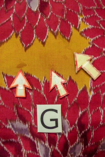 Photo22: O1205J Antique Japanese kimono Dark Red HAORI short jacket for women / Silk. Flower (Grade C) (22)