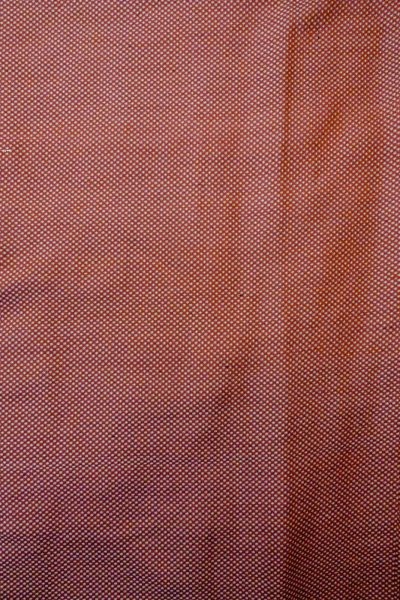 Photo3: Mint O1209A Vintage Japanese kimono Dark Red TSUMUGI pongee for women / Silk. Cross (Grade A) (3)