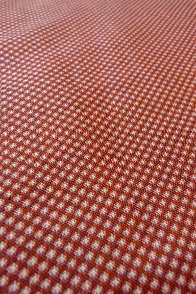 Photo10: Mint O1209A Vintage Japanese kimono Dark Red TSUMUGI pongee for women / Silk. Cross (Grade A) (10)